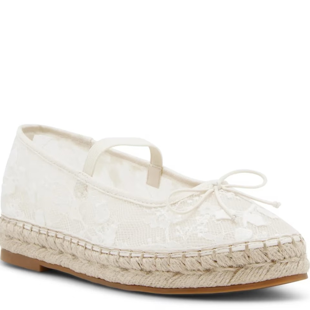 Madden Girl White Espadrilles